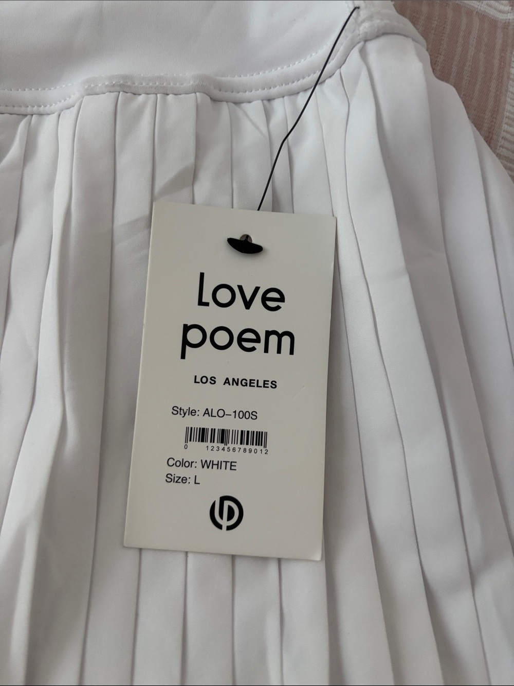 NWT Love Poem White Pleated Mini Skirt - Picture 2 of 4